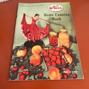 Vintage 1952 Kerr Home Canning Book Recipe Booklet Mid Century Kitchen Decor
